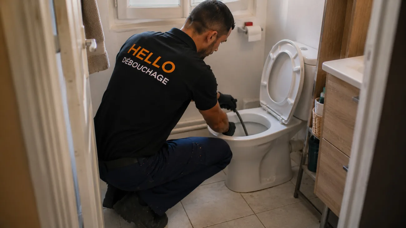 Technicien Hello Débouchage débouchant un WC au furet chez un particulier à Marseille 13010 (La Capelette)