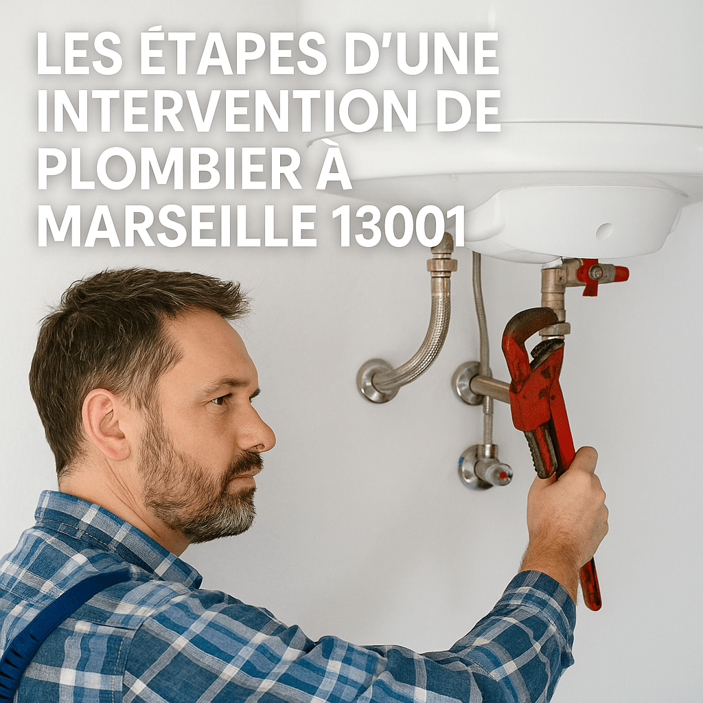 Les étapes d'une intervention de plombier à Marseille 13001