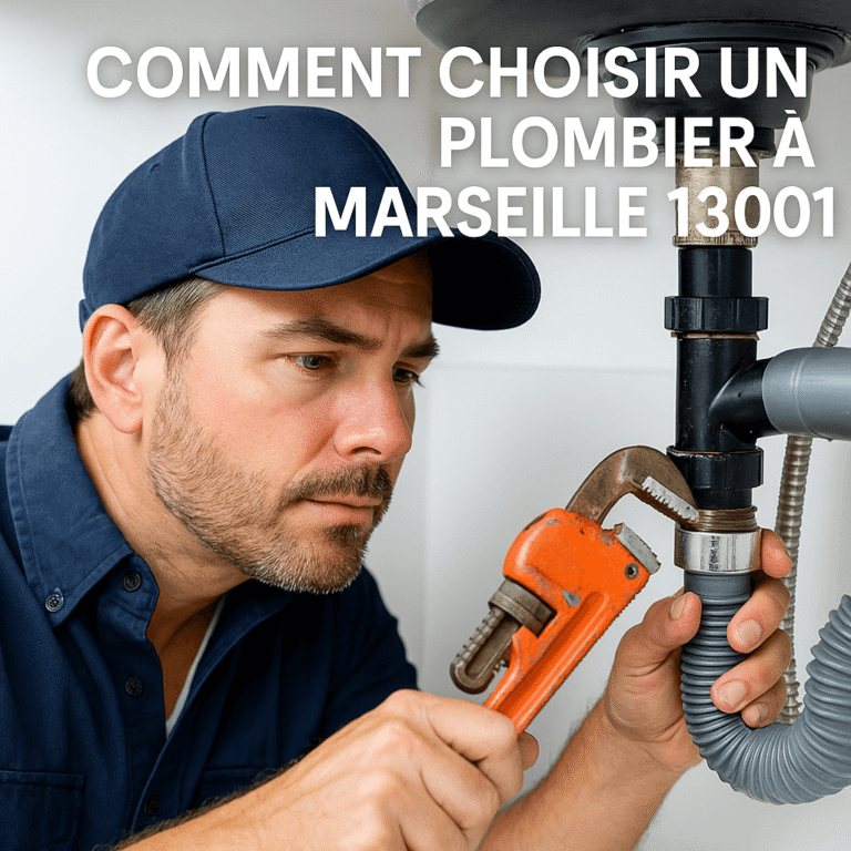 comment choisir un plombier à Marseille 13001